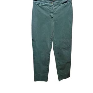 Piazza Sempione Capi Pants size Italy-44 US-8/10 Teal Cigarette Cut